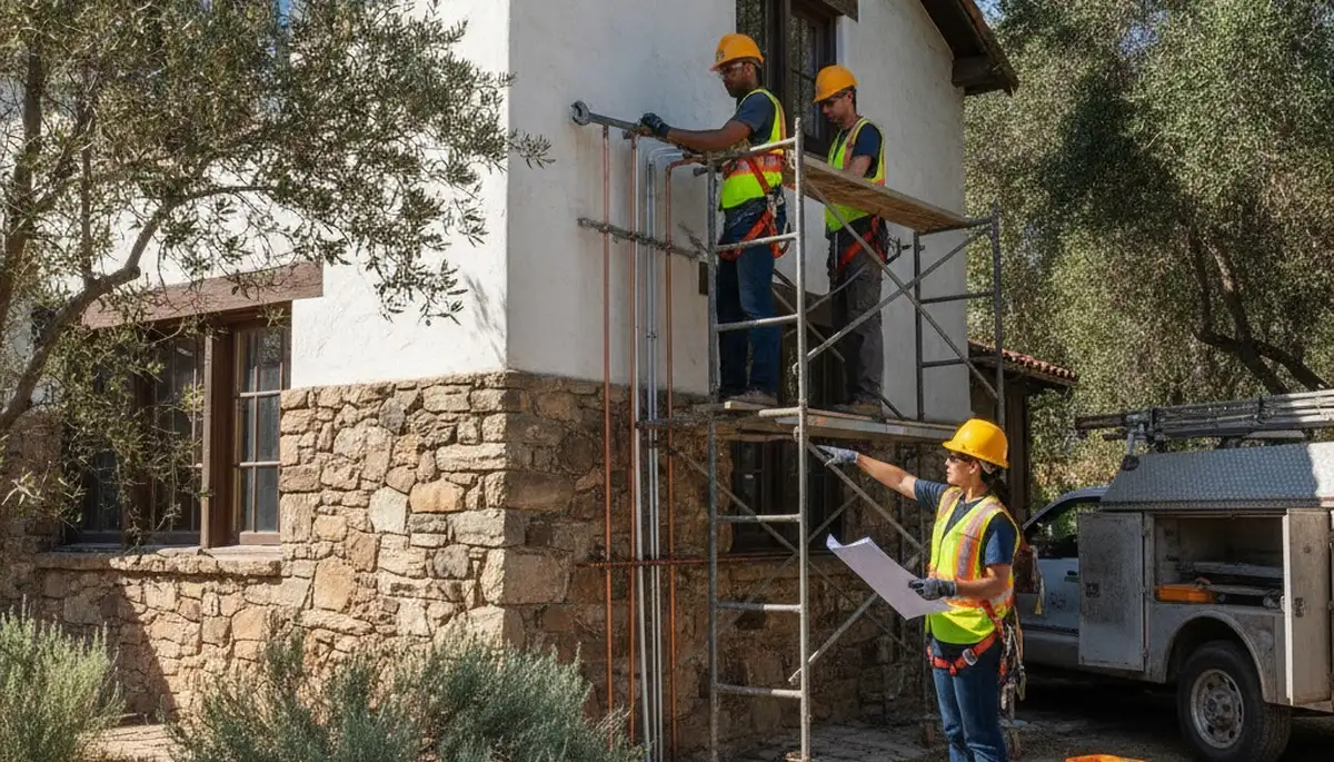 Plumber repairing a sink in Escondido, CA for reliable plumbing service