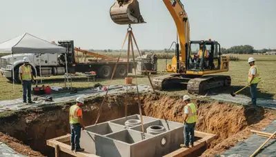 Septic tank installation for Escondido, CA homes by professional plumbers